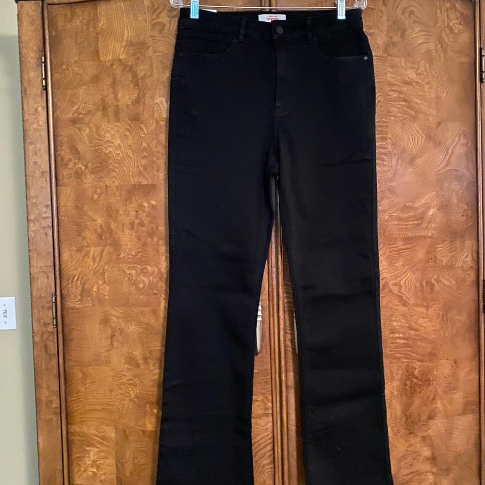 WRANGLER Women's High Rise Black Jeans Size 10